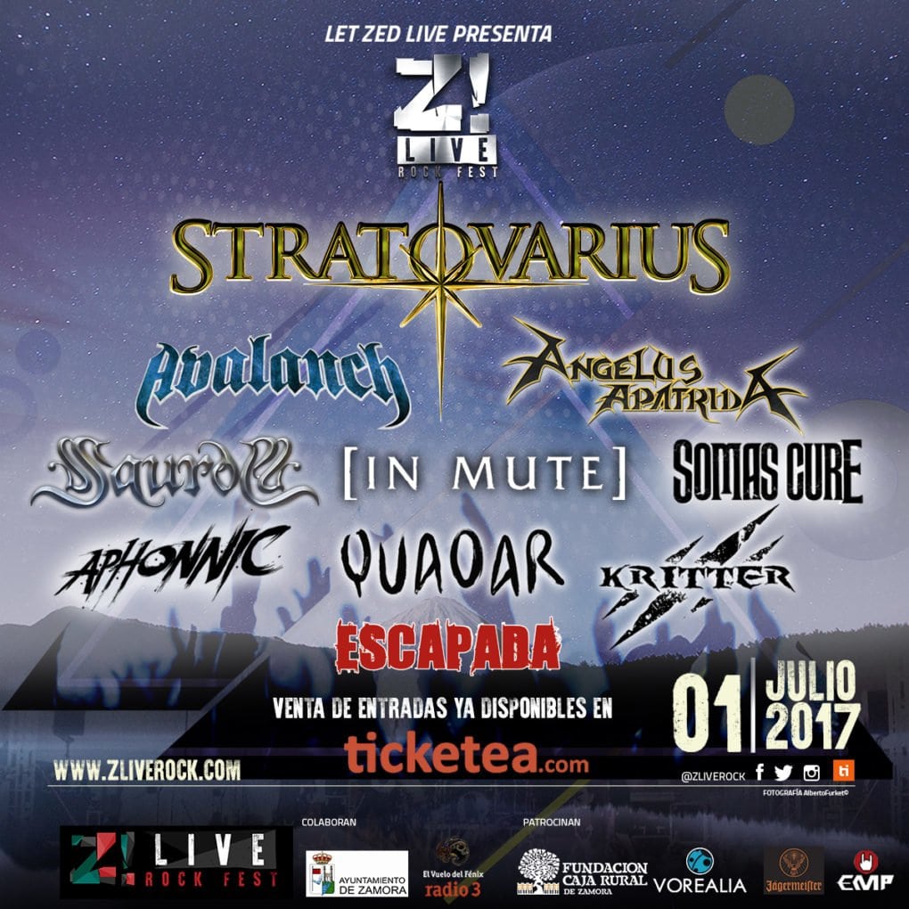 Dos nuevas incorporaciones para el cartel de la segunda edición del Z! Live Rock Fest