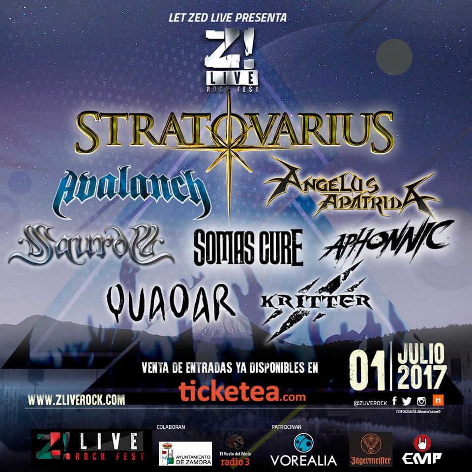 Avalanch se suman al cartel de la próxima edición del Z! Live Rock Fest