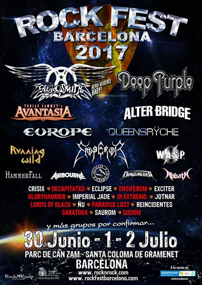 ¡Dos nuevas y rockeras confirmaciones para el Rock Fest Barcelona!