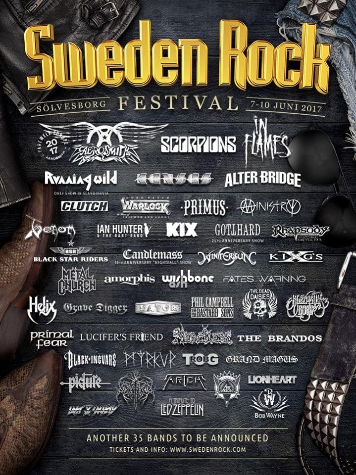 Más confirmaciones para la próxima edición del Sweden Rock Festival