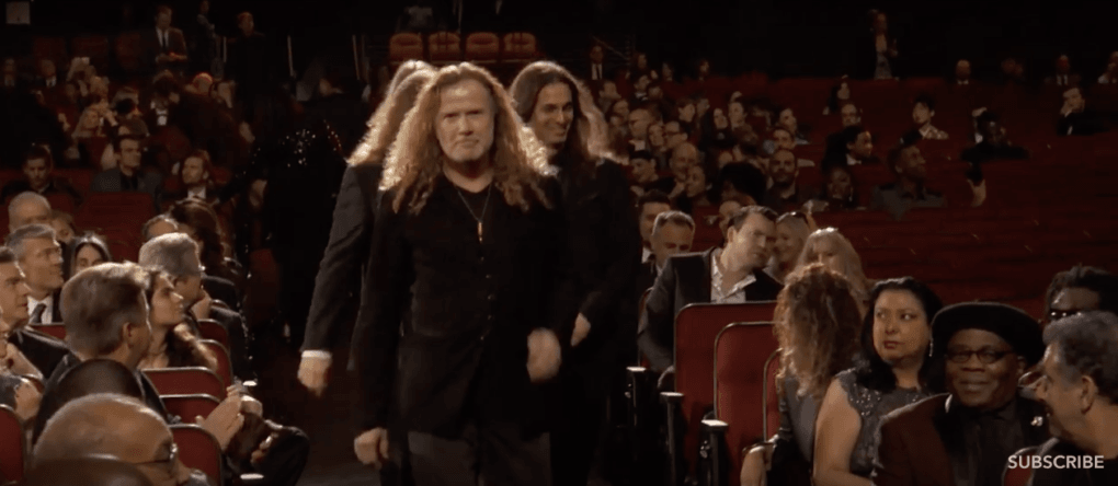 Cuando Megadeth gana, al fin, un Grammy y suena Metallica de fondo