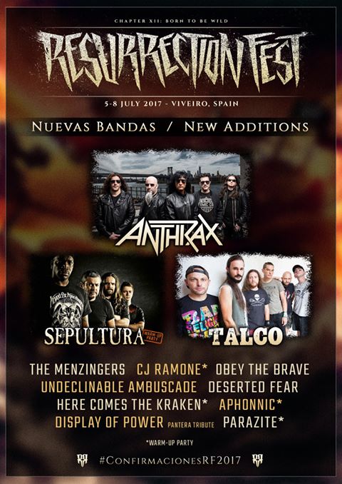 ¡Más confirmaciones para el Resurrection Fest 2017!