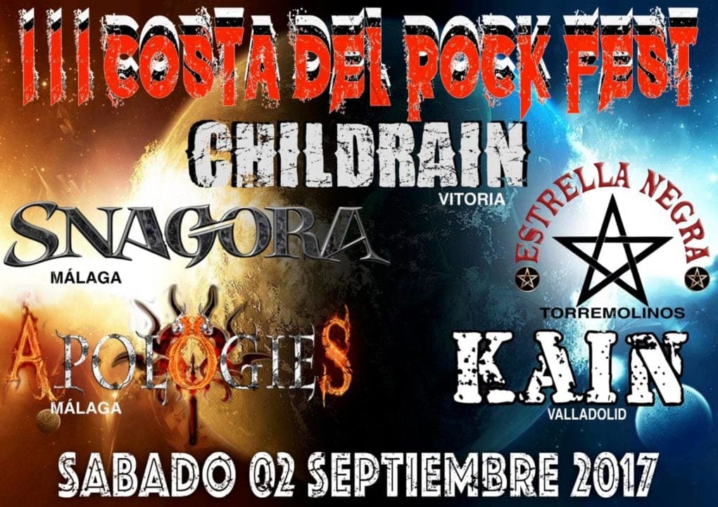 Tercera edición del Costa del Rock Fest