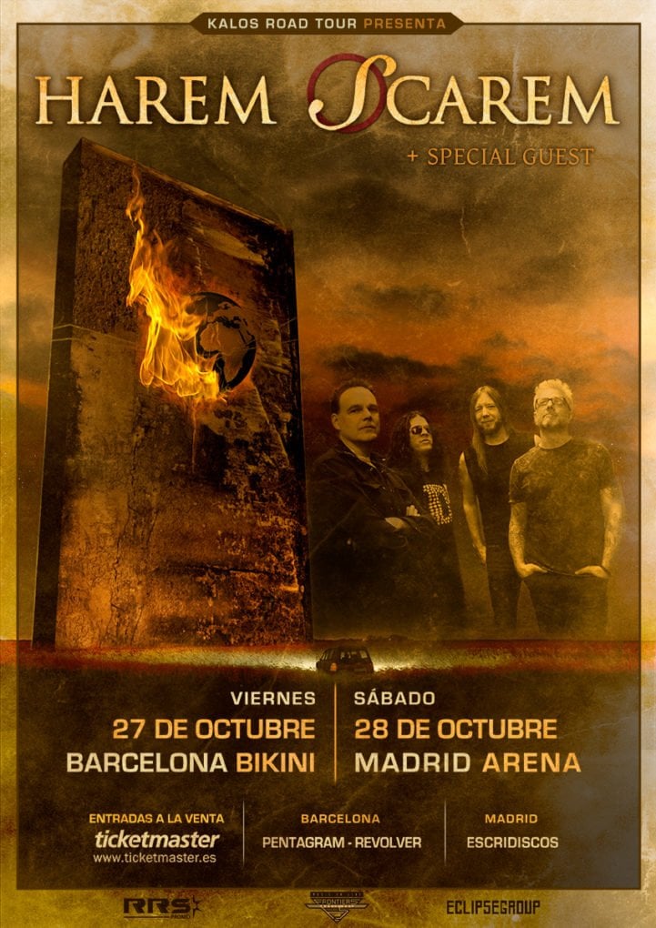 Kalos Road Tour presenta a Harem Scarem en concierto en España