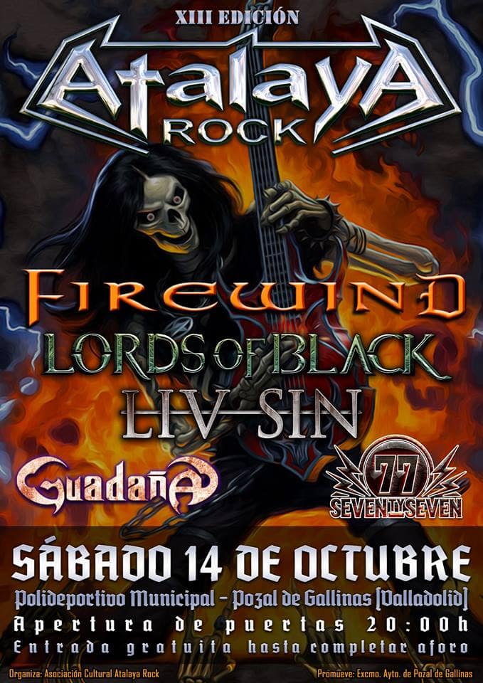 Cartelazo para la próxima edición del Atalaya Rock