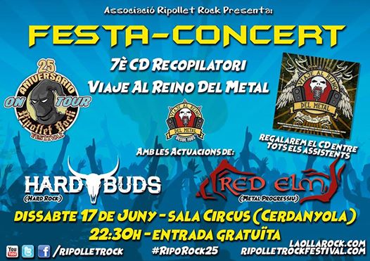 Más celebraciones por el 25 aniversario del Ripollet Rock Festival