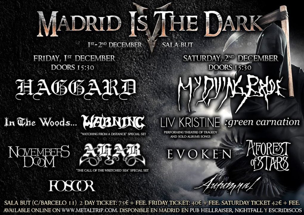 Madris Is The Dark V: Nuevas confirmaciones y cambio de sala