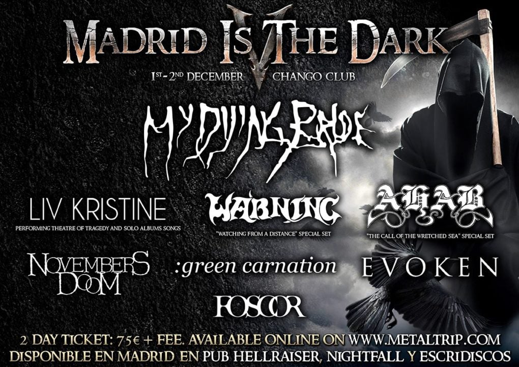 Nuevas incorporaciones al cartel del V Madrid Is The Dark