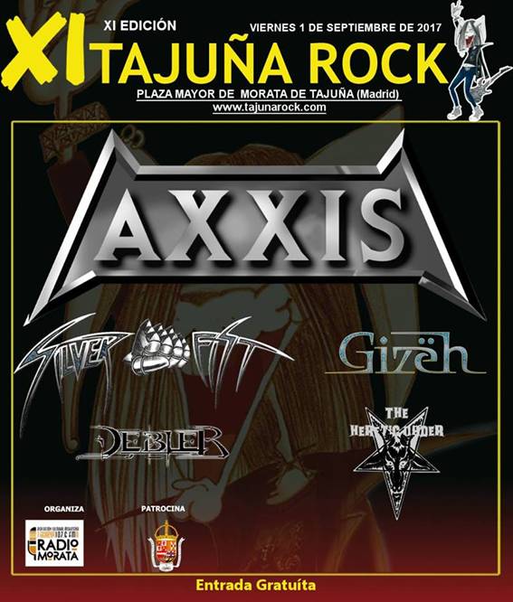 Axxis encabezan la XI Edición del Festival Tajuña Rock