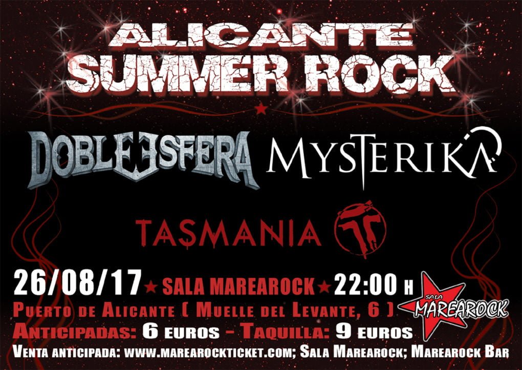 Doble Esfera encabezan este fin de semana el Alicante Summer Rock