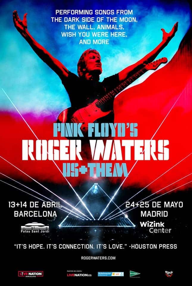 ¡Se confirma de forma oficial! ¡Roger Waters estará sobre nuestros escenarios tocando los grandes éxitos de Pink Floyd!