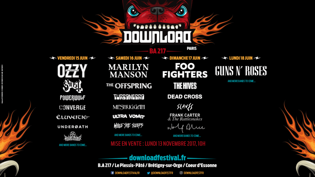 El Download Festival de Francia también viene fuerte