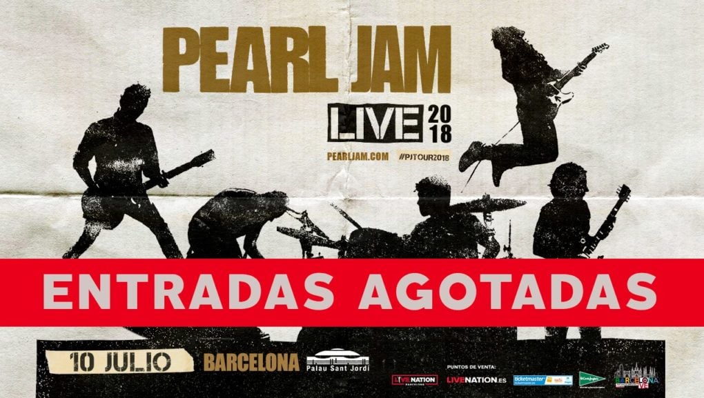 Agotadas las entradas para Pearl Jam en Barcelona