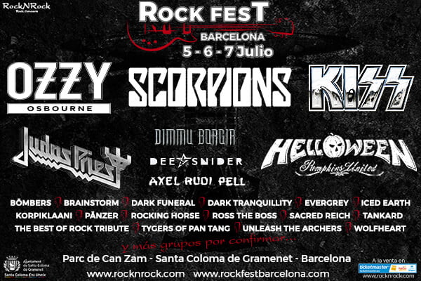 Nueva y espectacular confirmación para Rock Fest Barcelona 2018