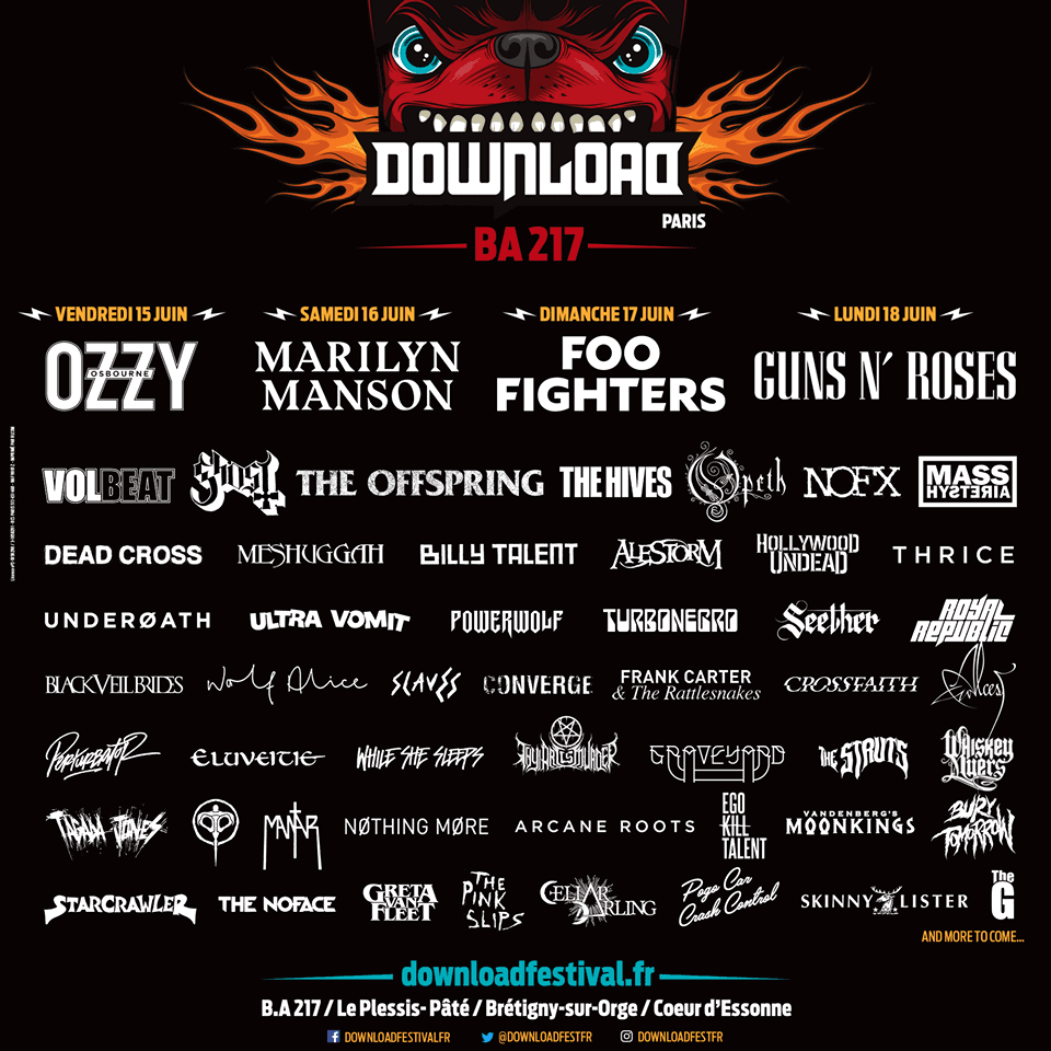 El Download Festival de Francia se pone a tono