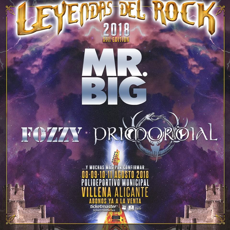 Mr. Big encabeza otra tanda de confirmaciones para el Leyendas del Rock