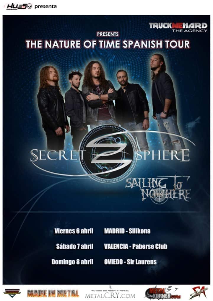 Nueva gira de Secret Sphere confirmada en nuestro país