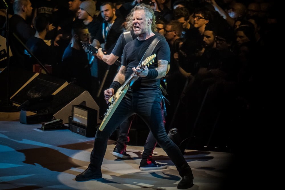 James Hetfield Metallica Barcelona