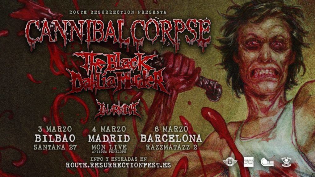 Ganadores de las entradas de Cannibal Corpse