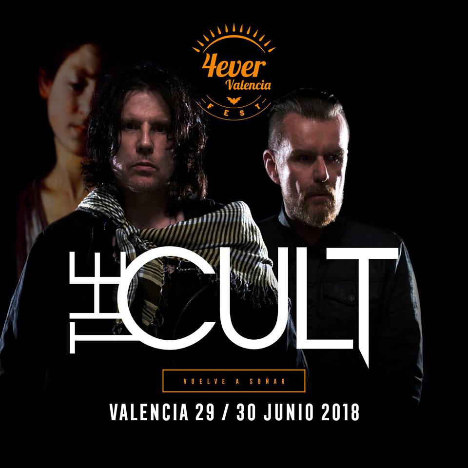 The Cult regresan a nuestro país este verano dentro del 4everValenciaFest