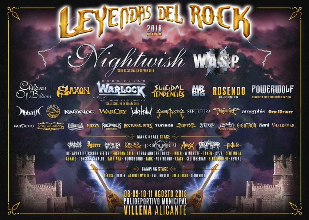 Confirmación sorpresa para el Leyendas del Rock 2018