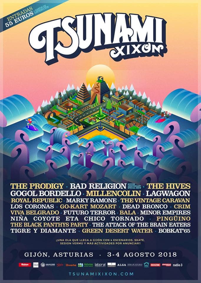 Cartel Tsunami Xixón 2018