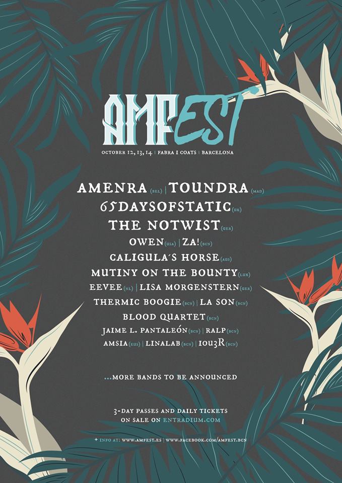 Más bandas confirmadas para el próximo AmFest