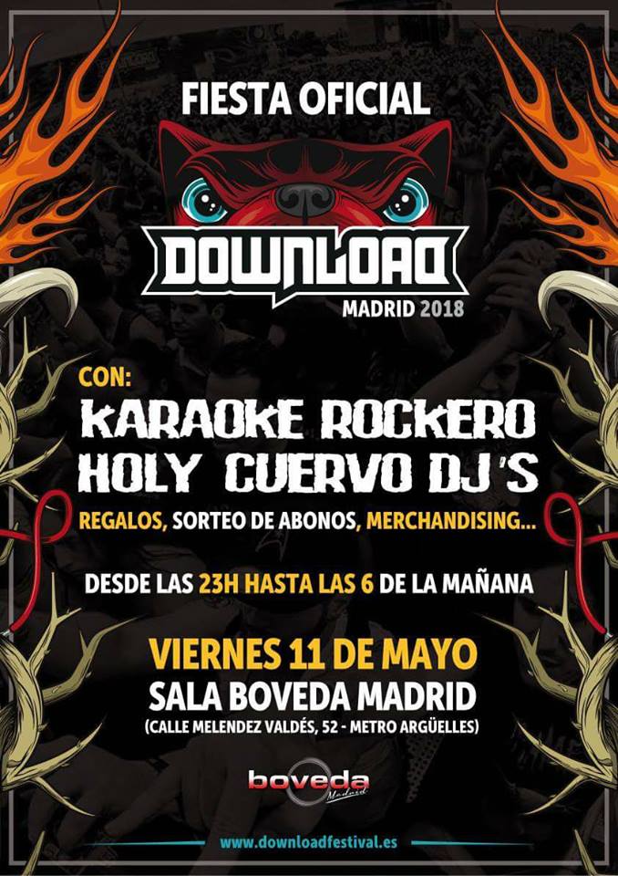 Ya hay fecha para la primera fiesta oficial del Download Festival Madrid