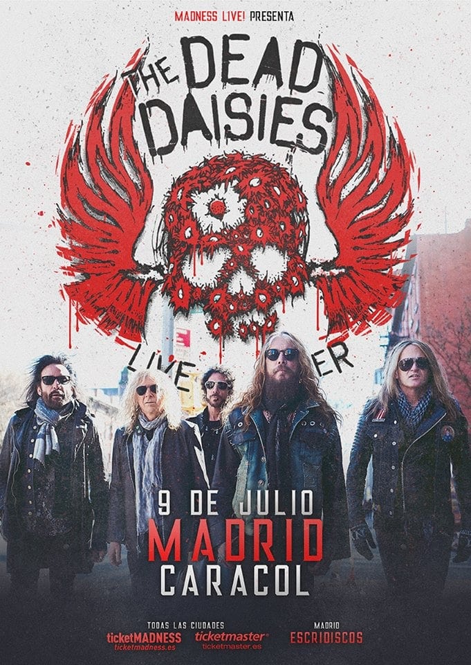 The Dead Daisies también actuarán en la capital