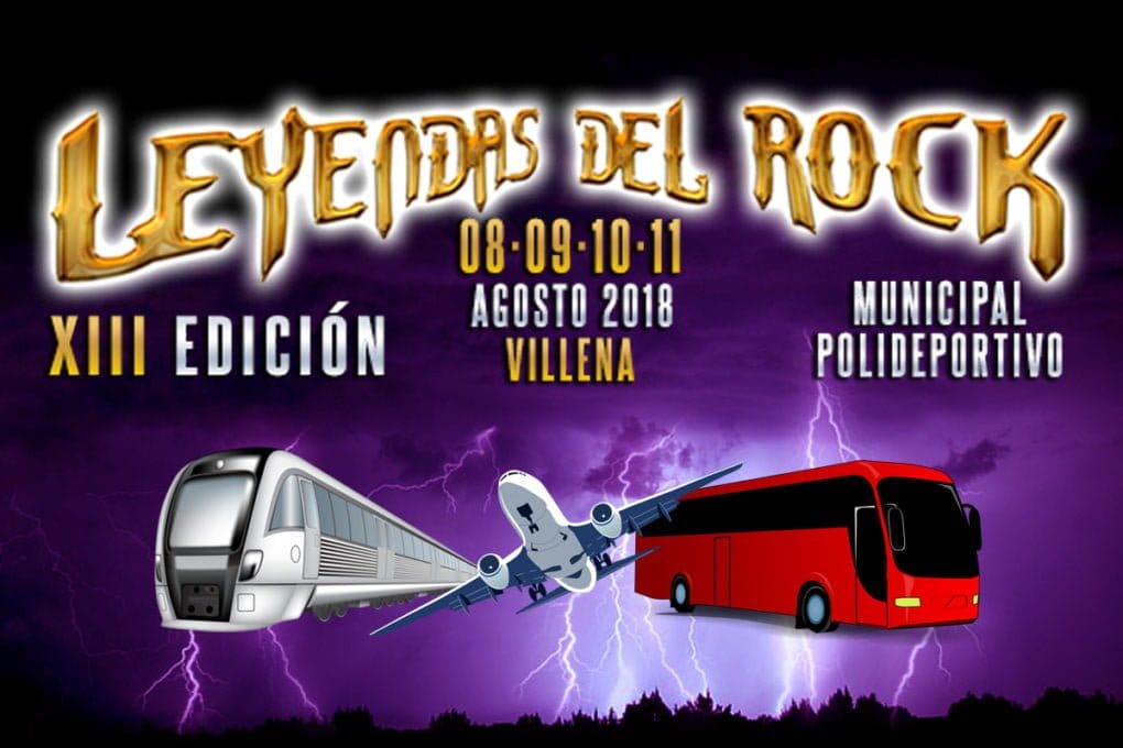 Viajes organizados Leyendas del Rock 2018