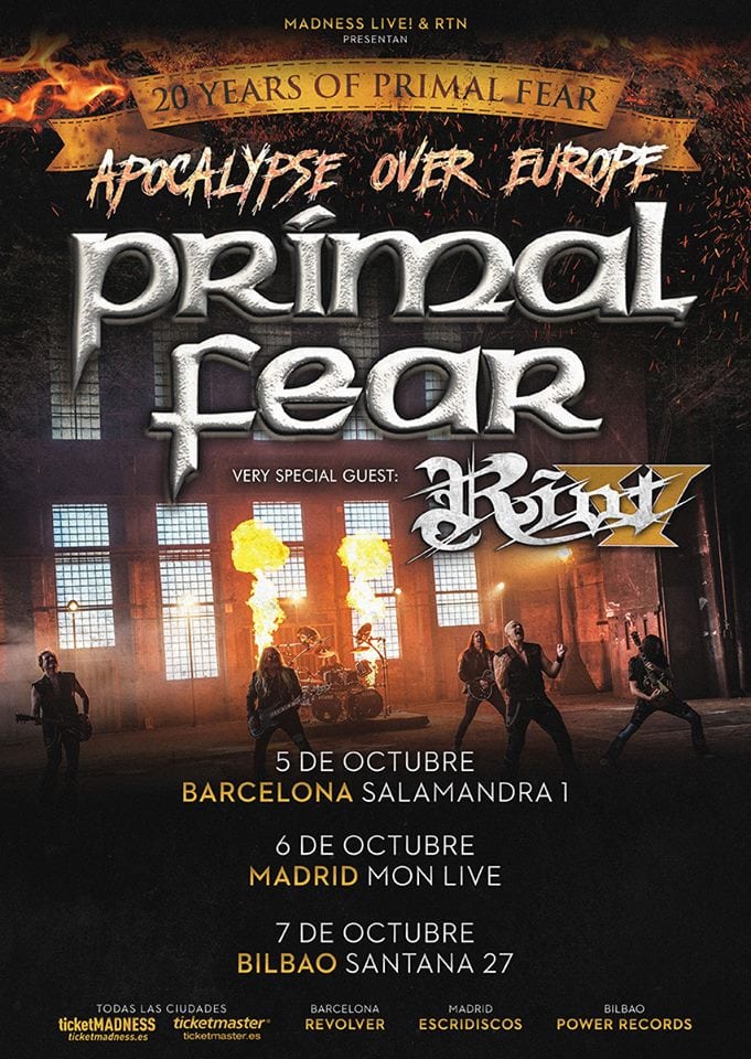 Primal Fear España 2018