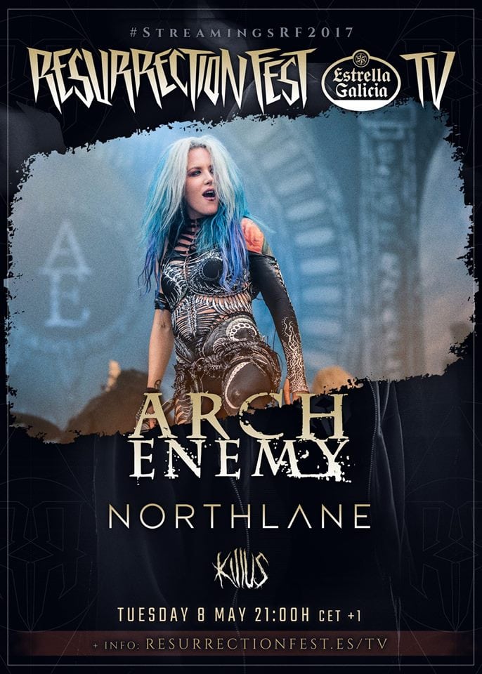 Arch Enemy Live Resurrection Fest 2017