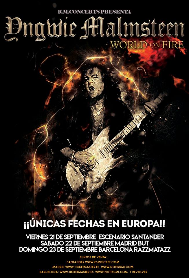 Yngwie Malmsteen España 2018