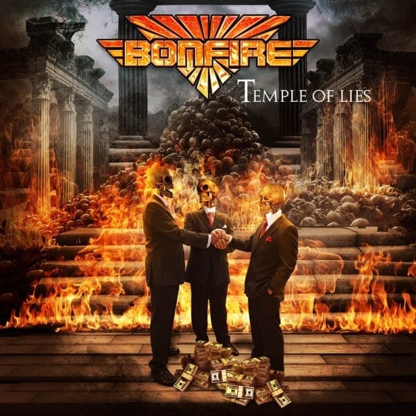 Bonfire Temple Of Lies Cover