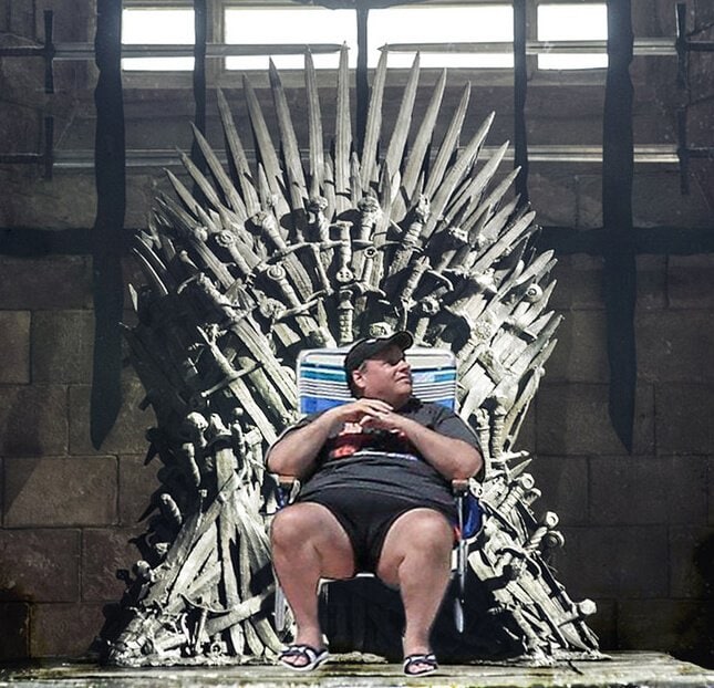 Silla plegable trono de hierro iron throne