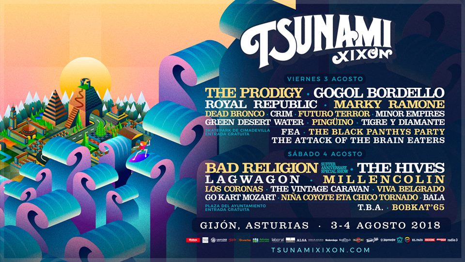 Cartel Tsunami Xixón 2018