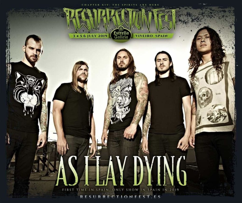 As I Lay Dying Resurrection Fest 2019