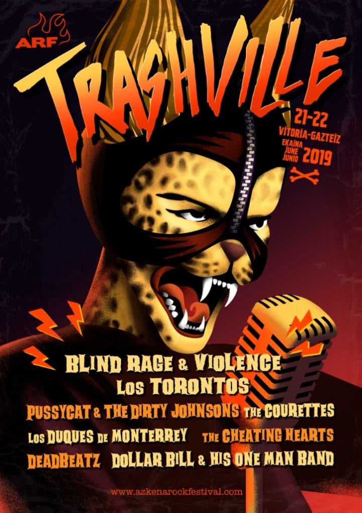 Azkena Rock Festival presenta las bandas del Trashville