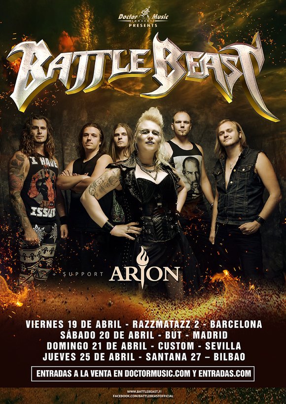 Battle Beast España 2019