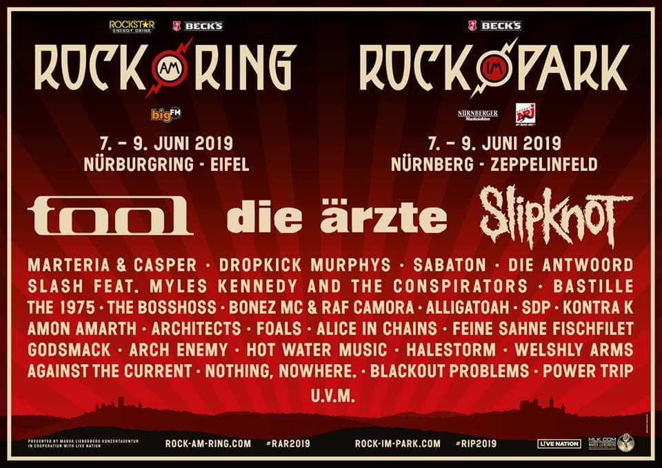 Rock Am Ring Rock Im Park Slipknot Tool