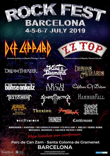 Cartel Rock Fest Barcelona 2019 Dream Theater Arch Enemy