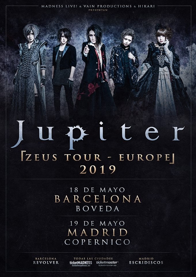 Gira Jupiter España 2019