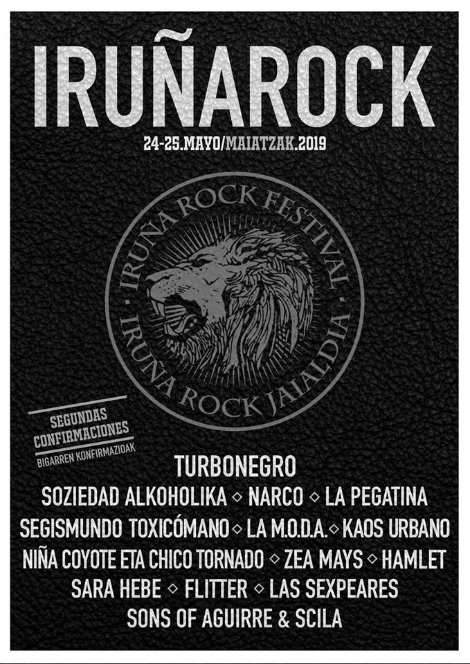 Iruña Rock 2019 segundas confirmaciones