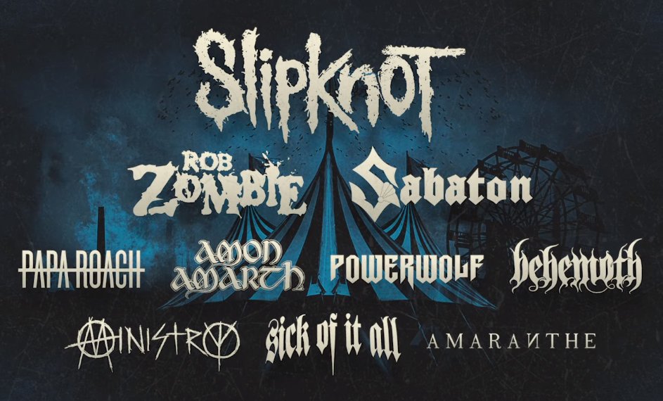 Cartel Knotfest 2019 Francia