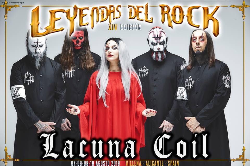 Lacuna Coil Leyendas del Rock 2019