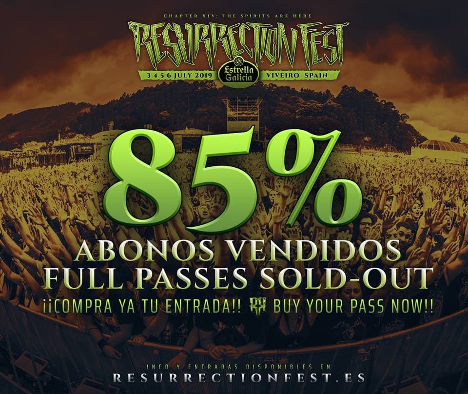 Resurrection Fest 85% abonos