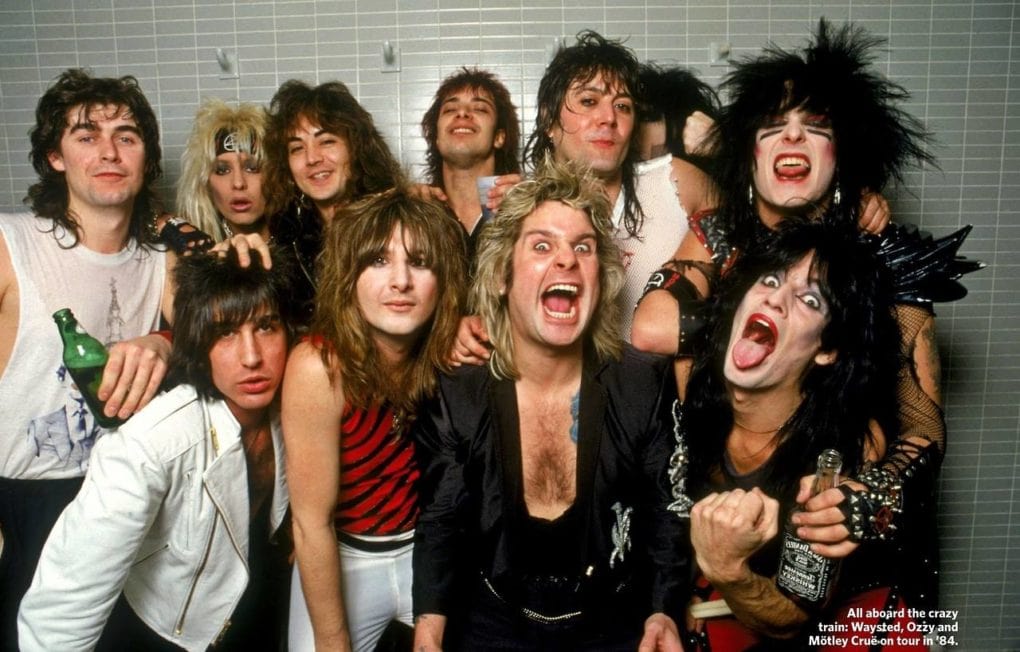 Ozzy Osbourne Mötley Crue 1984