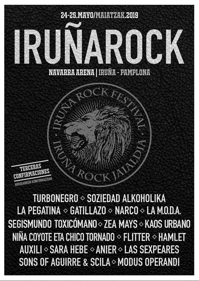 Más confirmaciones para el Iruña Rock 2019