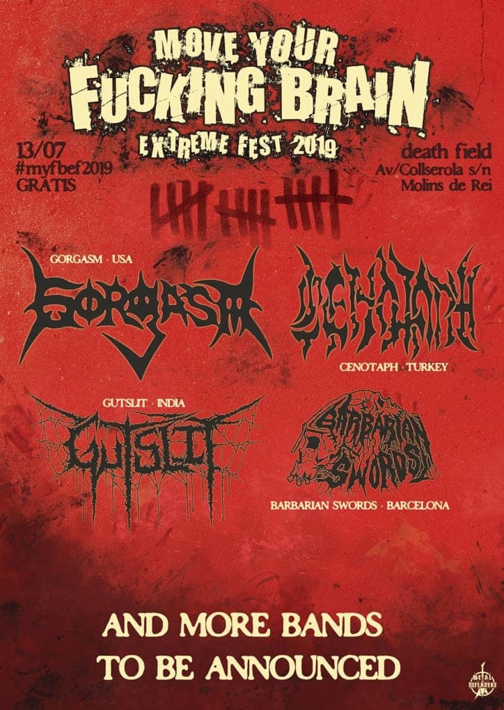 Move Your Fucking Brain Extreme Fest 2019 diciembre