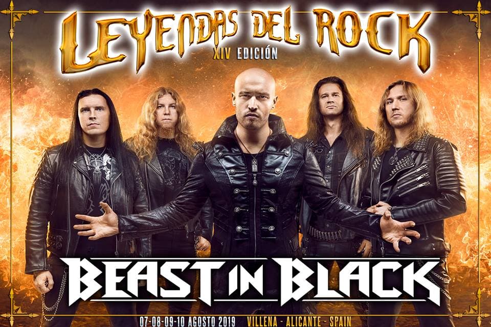 Beast In Black Leyendas del Rock 2019